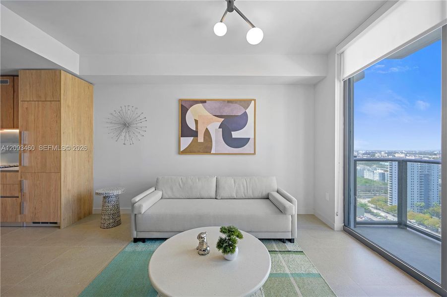 Furnished interior view inside a new home in , Miami (Image 5).