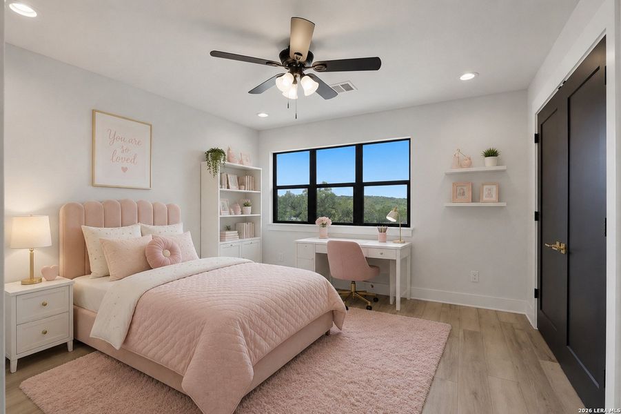 Furnished interior view inside a new home in , Spring Branch (Image 40).