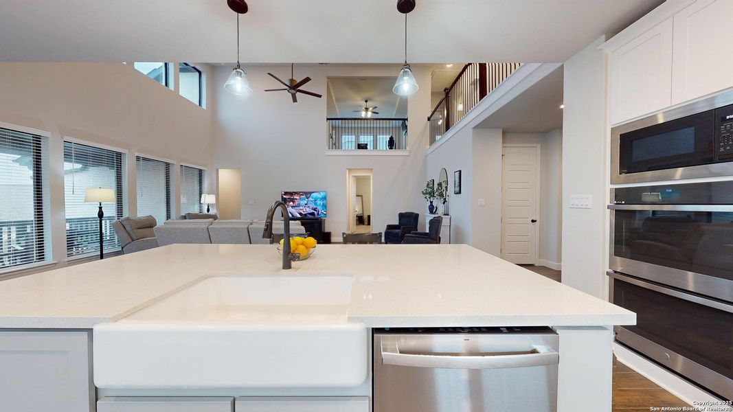 Furnished interior view inside a new home in Weston Oaks 55', San Antonio (Image 68).