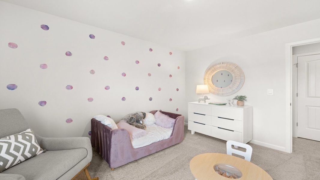 Representative furnished interior of a home built from the BELHAVEN by D.R. Horton in Pointe Park, Union City (Image 48).