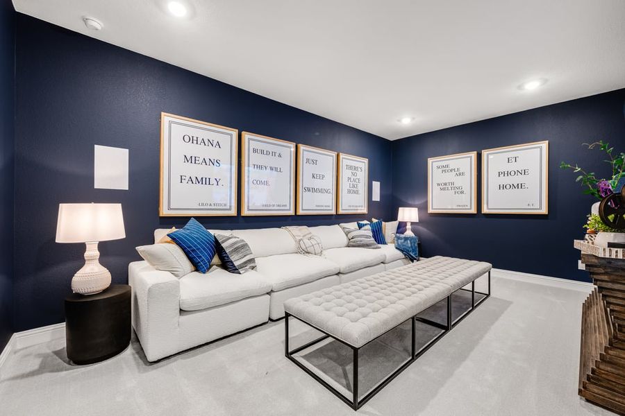 Furnished interior view inside a new home in The Ridge at Northlake, Northlake (Image 12).