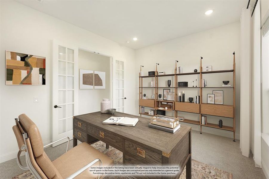 Furnished interior view inside a new home in Timberbrook 3B-4A, Justin (Image 15).