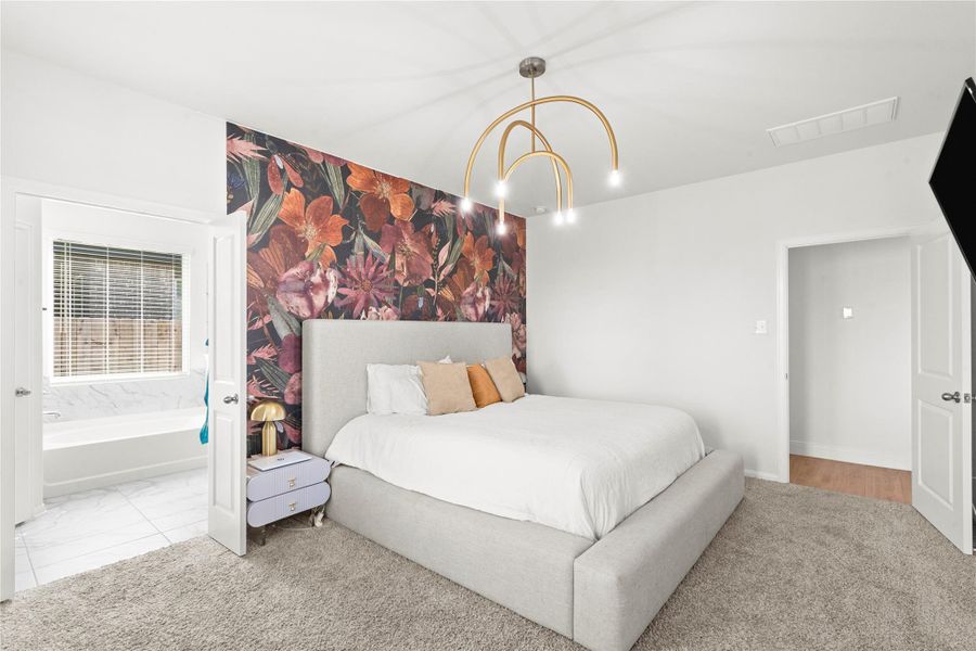 Furnished interior view inside a new home in , Santa Fe (Image 25). Furnished interior view inside a new home in , Santa Fe (Image 25).