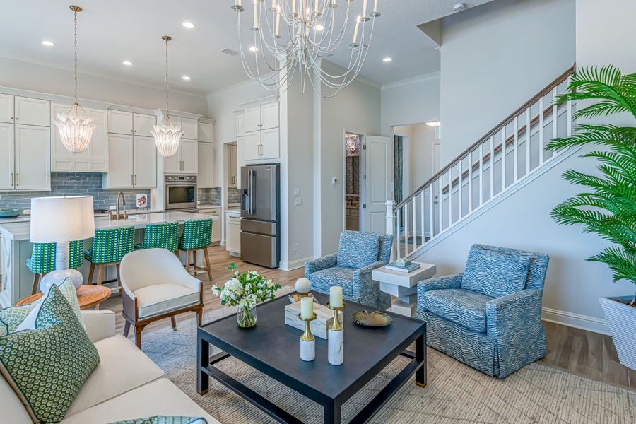 Representative furnished interior of a home built from the Sawyer by Riverside Homes in Mariposa at EverRange, Jacksonville (Image 64).