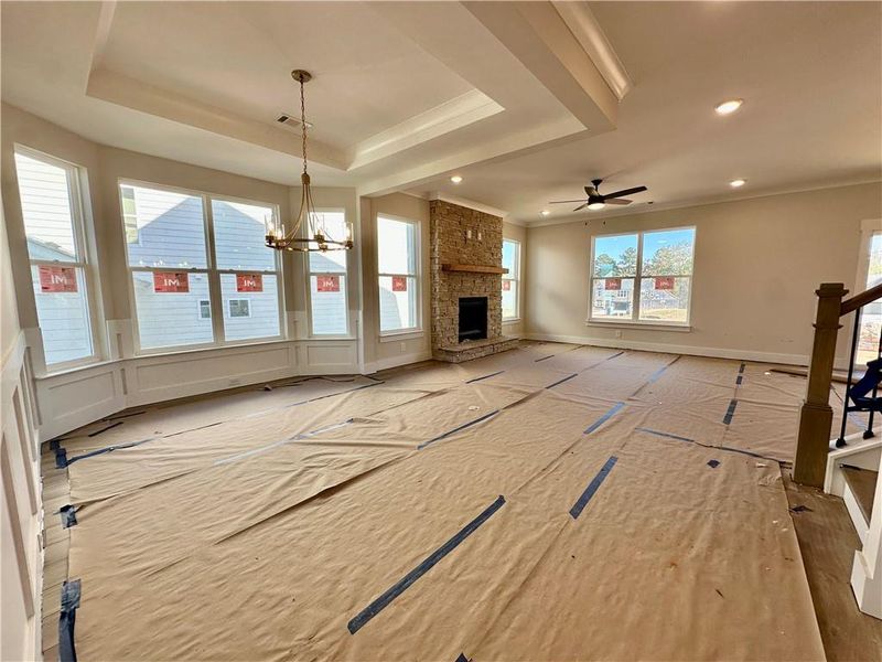 In-progress construction of a new home in Twin Lakes, Hoschton, GA (Image 18).