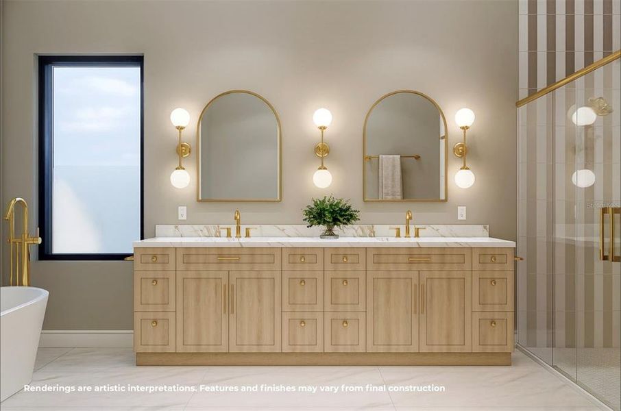 Furnished interior view inside a new home in , Orlando (Image 6). Furnished interior view inside a new home in , Orlando (Image 6).