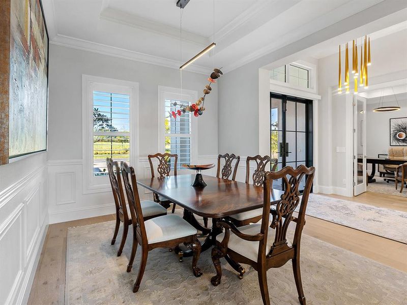 Furnished interior view inside a new home in , Sarasota (Image 43).