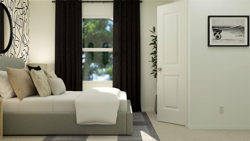 Furnished interior view inside a new home in Sila, Huffman (Image 13).