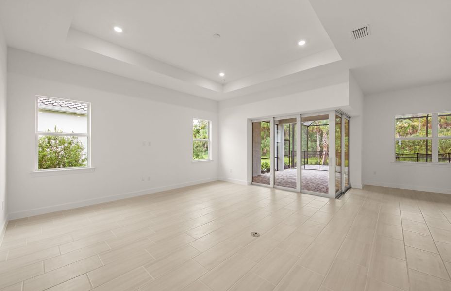 Gathering room for this new home Gathering room for this new home