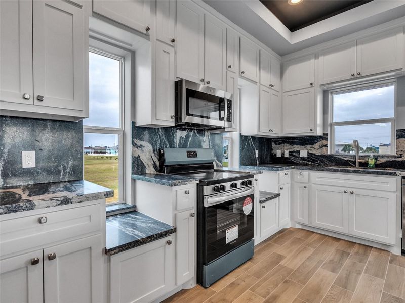 Furnished interior view inside a new home in , Galveston (Image 16).