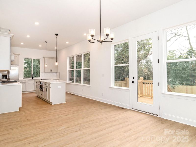 Furnished interior view inside a new home in , Charlotte (Image 14). Furnished interior view inside a new home in , Charlotte (Image 14).