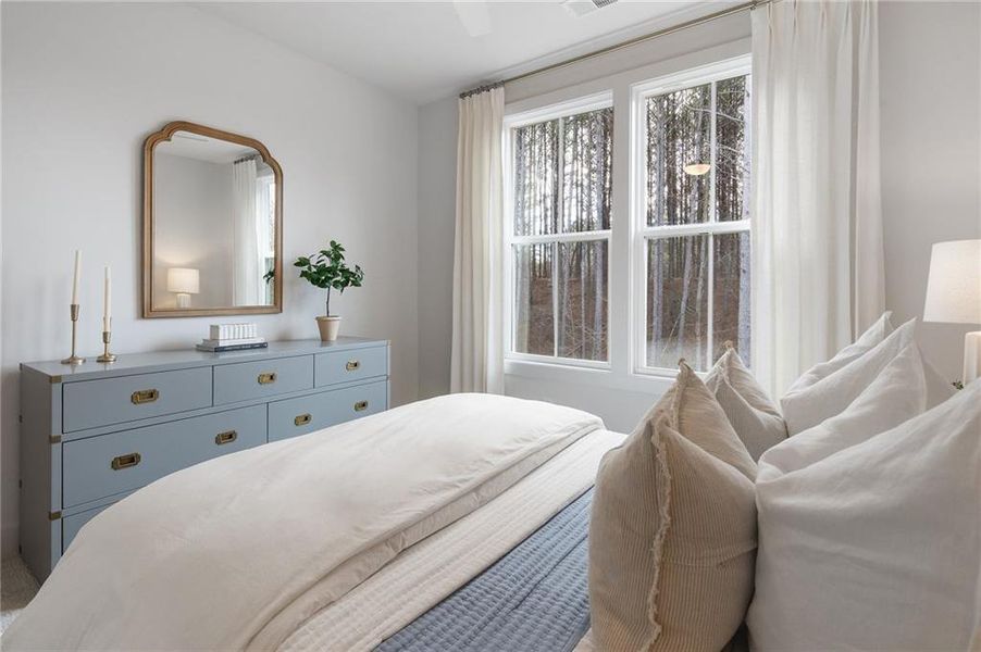 Furnished interior view inside a new home in , Alpharetta (Image 39).