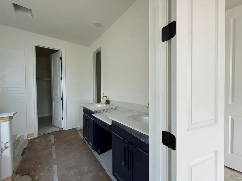 In-progress construction of a new home in Brookewater, Rosenberg, TX (Image 4).