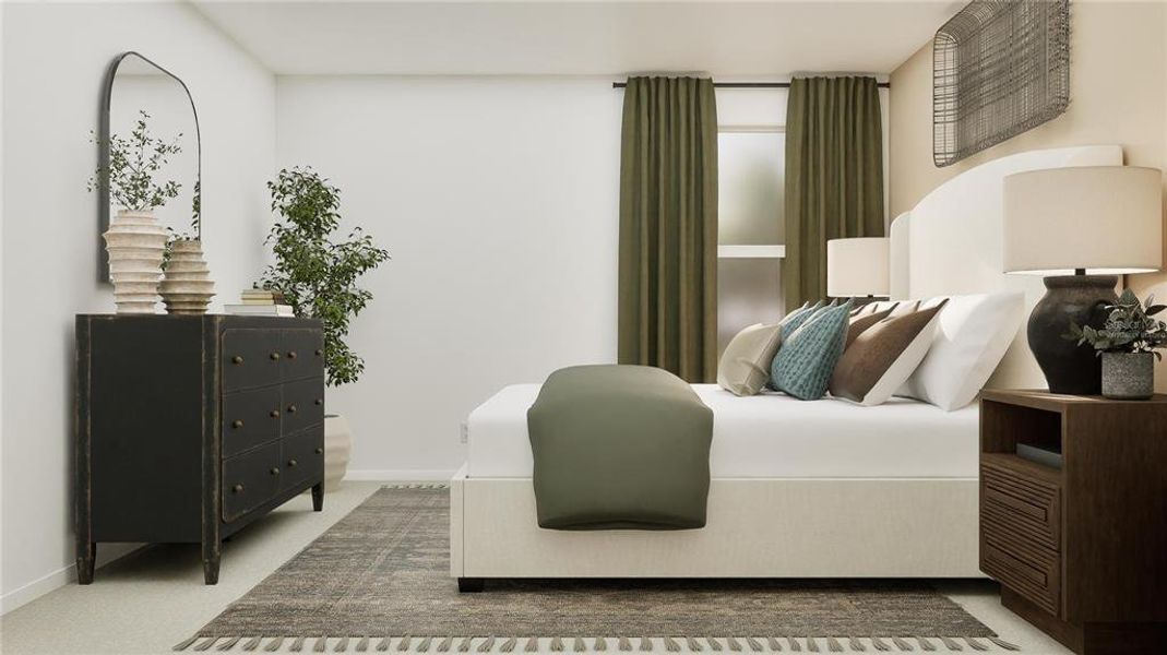 Furnished interior view inside a new home in Crosswinds, Haines City (Image 7).