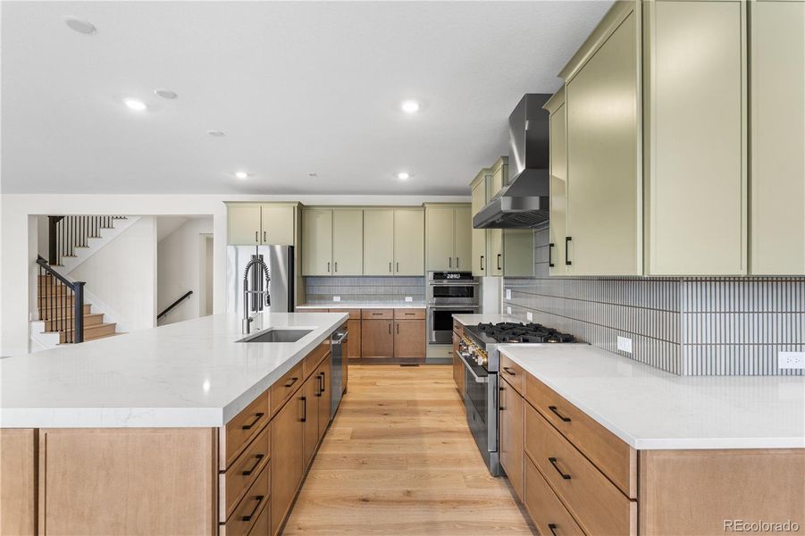 Furnished interior view inside a new home in Autograph at Lyric, Lone Tree (Image 13).