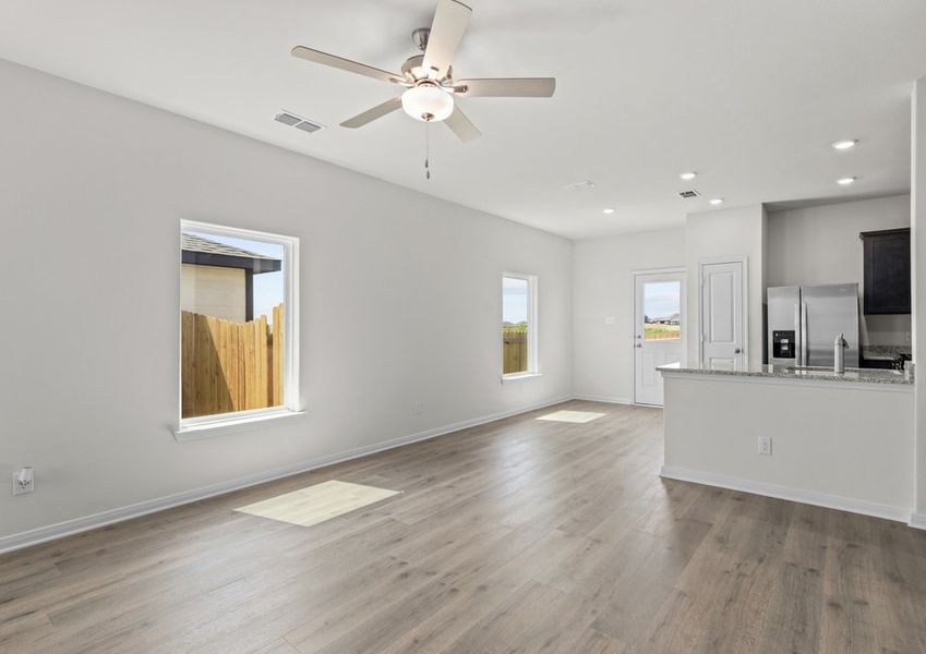 The Atticus has a wonderful open-concept layout.