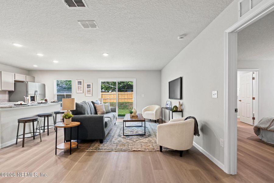 Furnished interior view inside a new home in , Jacksonville (Image 7).
