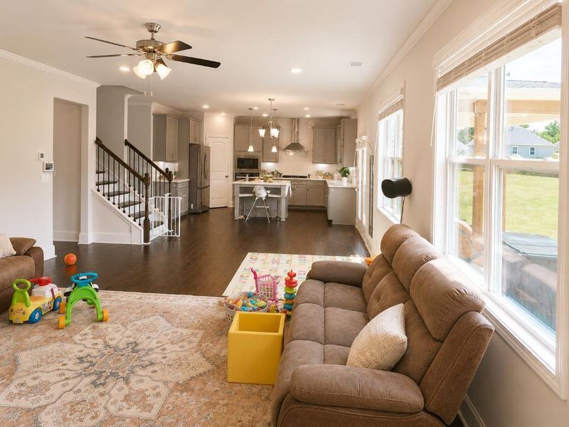 Furnished interior view inside a new home in , Cumming (Image 13).