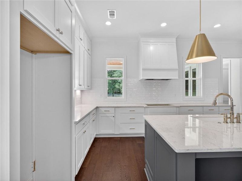 Furnished interior view inside a new home in , Suwanee (Image 18).
