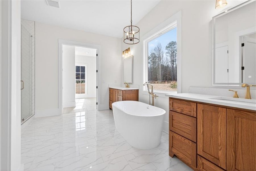 Furnished interior view inside a new home in , Jefferson (Image 13).