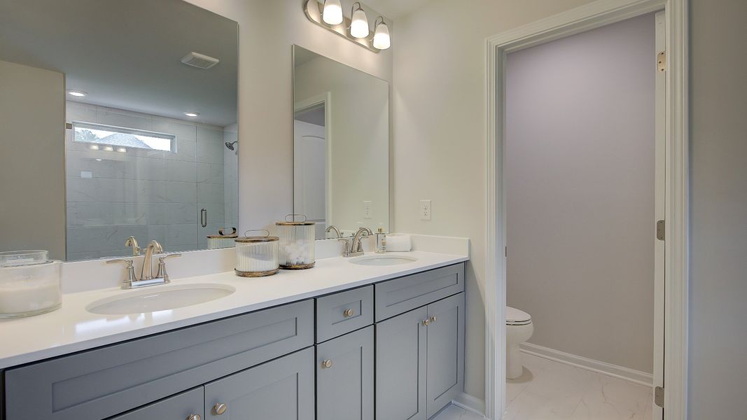 Furnished interior view inside a new home in Hamilton Lakes, Lawrenceville (Image 28). Furnished interior view inside a new home in Hamilton Lakes, Lawrenceville (Image 28).