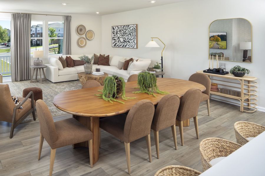 Furnished interior view inside a new home in Bratton Pointe, Rock Hill (Image 4).