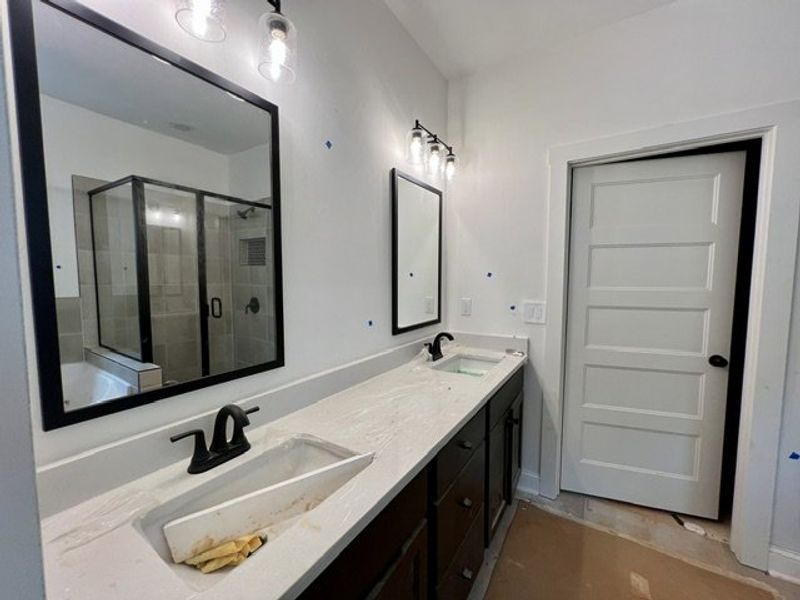 Furnished interior view inside a new home in Mitchell Farms, LaGrange (Image 3).