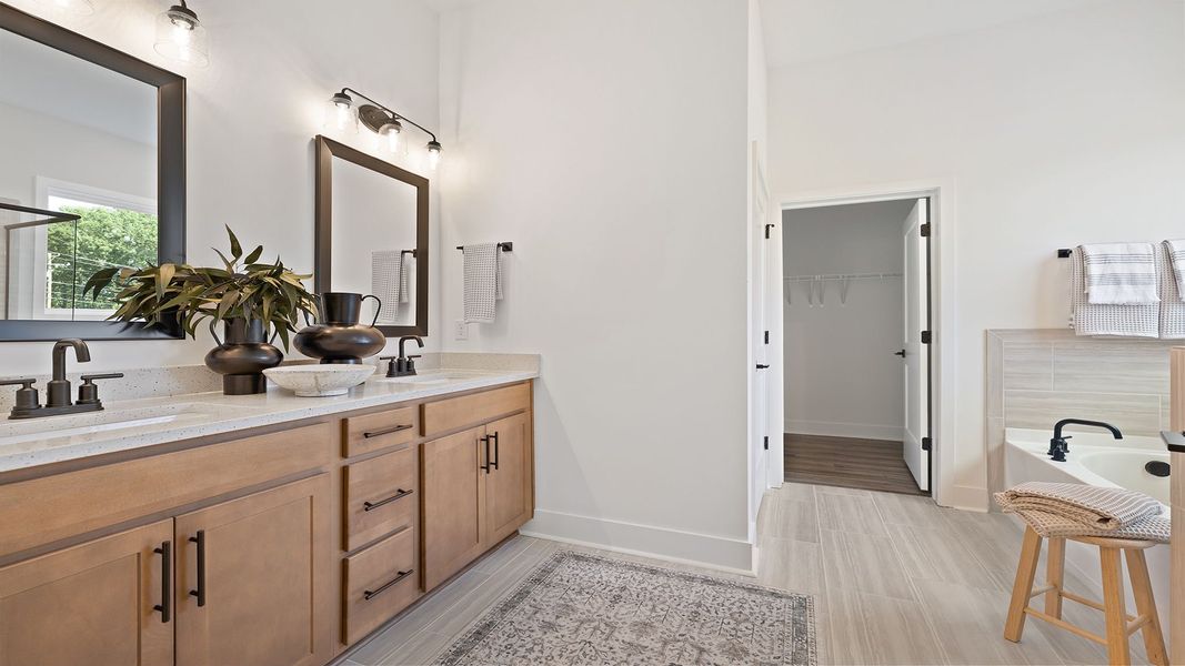 Furnished interior view inside a new home in Adams Glen, Greenville (Image 32).
