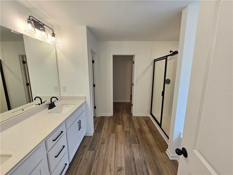 Furnished interior view inside a new home in The Estates at Casteel, Bethlehem (Image 14).
