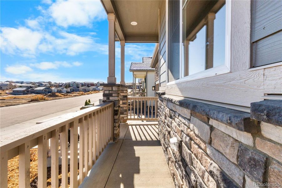 Exterior details and patio area of a home in , Castle Rock (Image 26).
