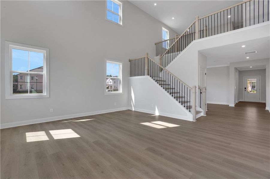 Spacious, unfurnished interior of a new home in Wisteria at GreenHouse, Marietta (Image 23).