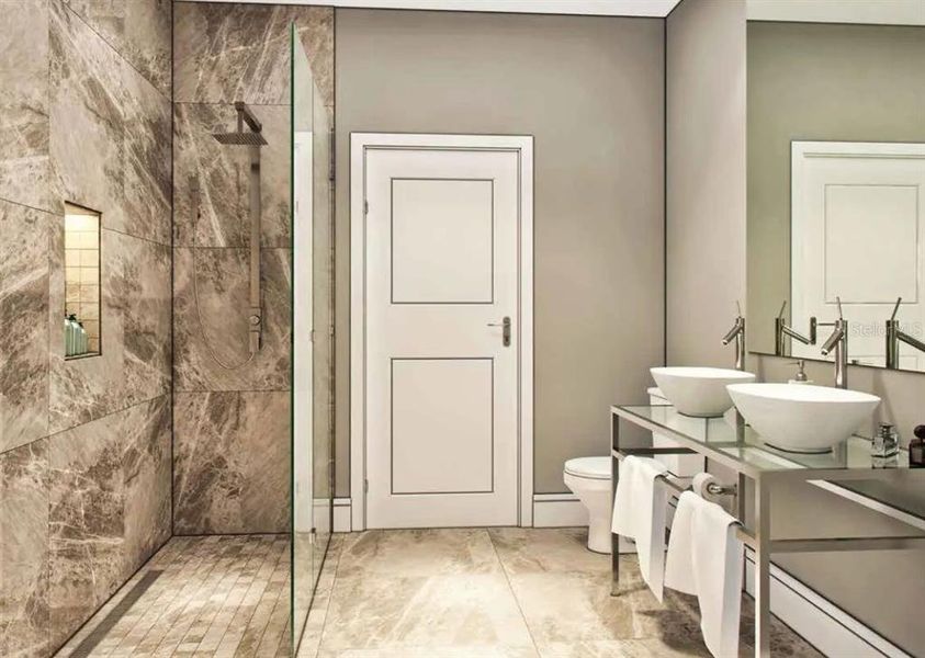 Furnished interior view inside a new home in , Kissimmee (Image 10).