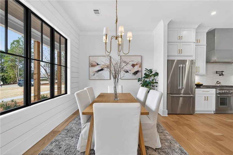 Furnished interior view inside a new home in , White Plains (Image 55).