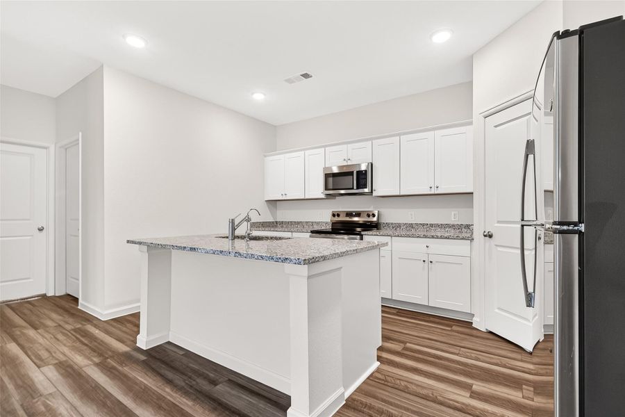 Kitchen with appliances