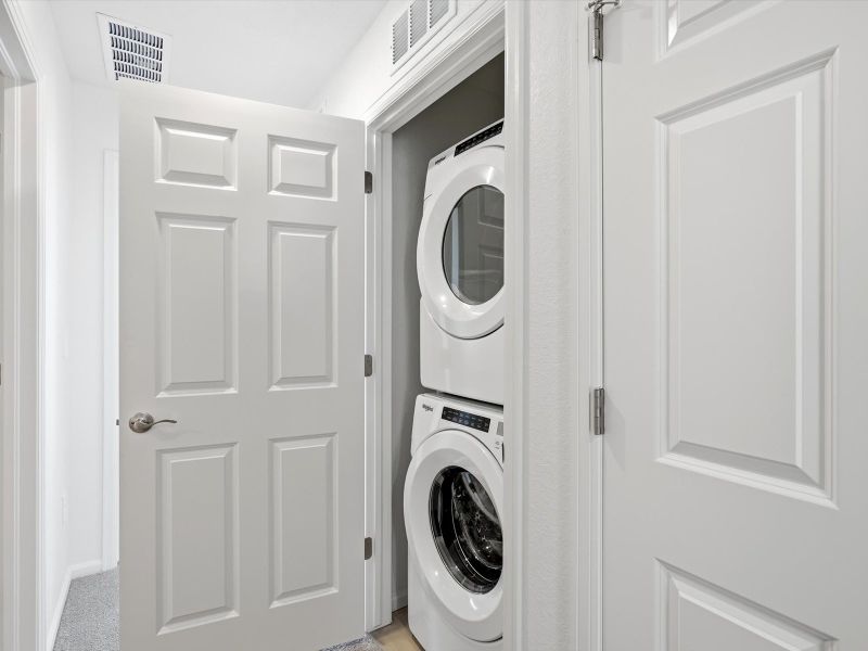 Furnished interior view inside a new home in Three Hills, Morrison (Image 8).