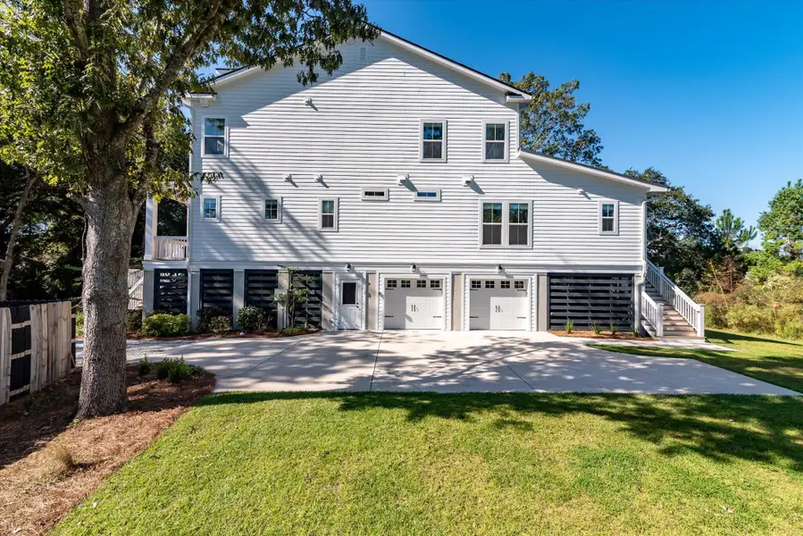 Exterior details and patio area of a home in , James Island (Image 4). Exterior details and patio area of a home in , James Island (Image 4).