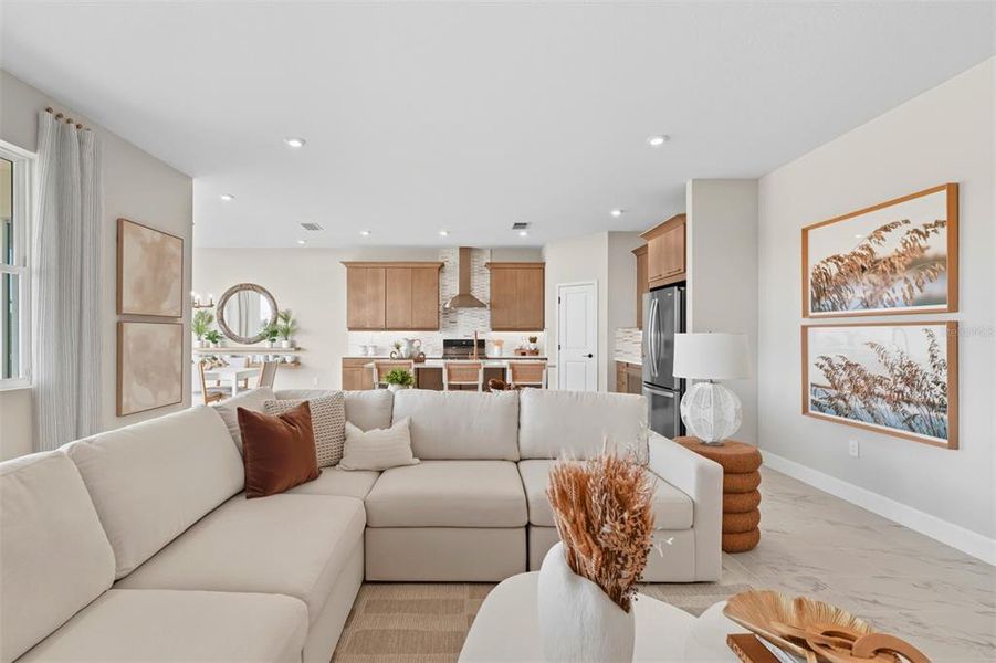 Furnished interior view inside a new home in , Clermont (Image 21).