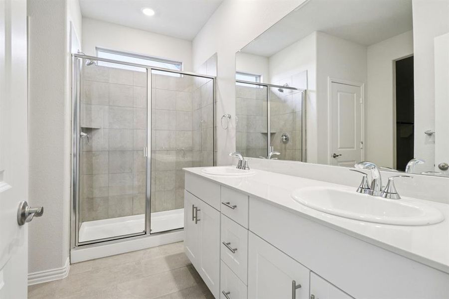 Furnished interior view inside a new home in Lakehaven - Premier Series, Farmersville (Image 6).