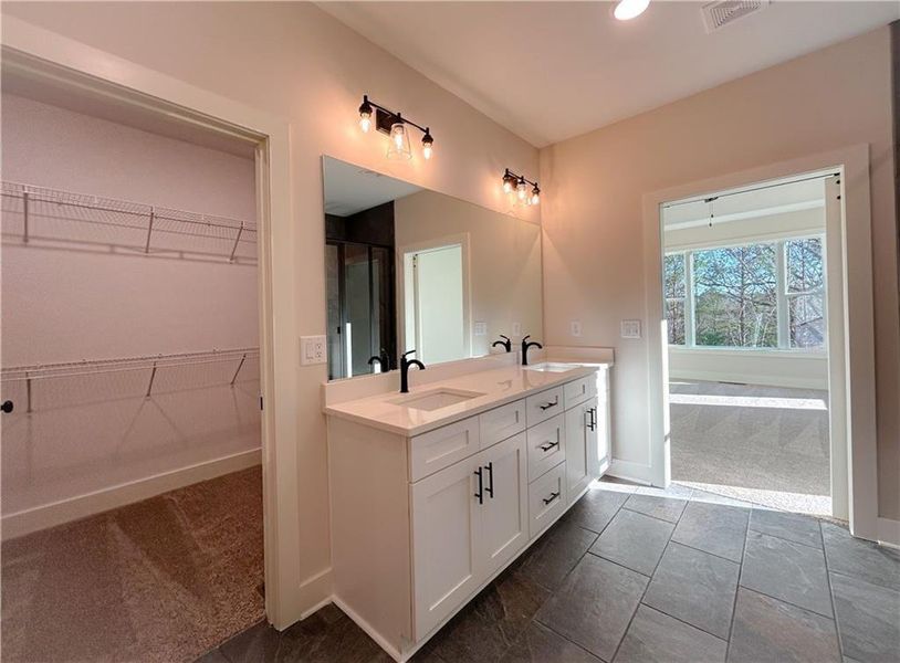Furnished interior view inside a new home in , Cartersville (Image 6).