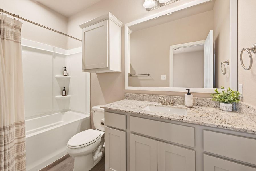 Furnished interior view inside a new home in , College Station (Image 16). Furnished interior view inside a new home in , College Station (Image 16).