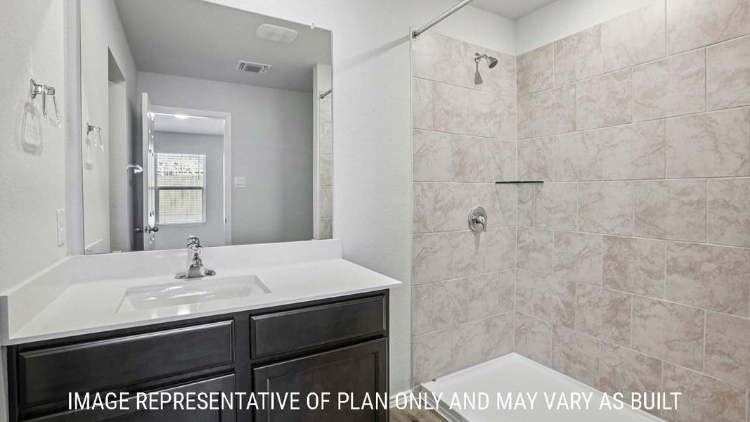 Representative furnished interior of a home built from the Caprock by D.R. Horton in Pecan Creek, Temple (Image 10).