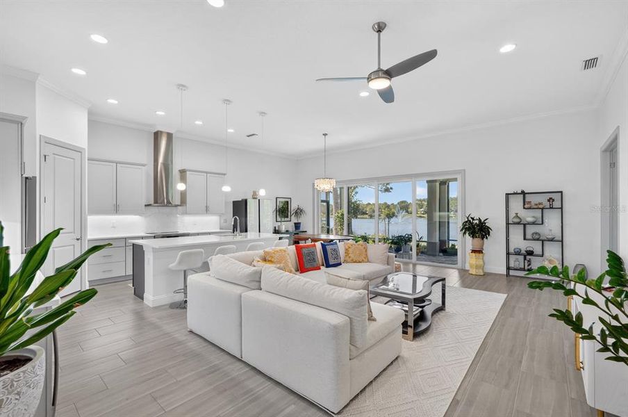 Furnished interior view inside a new home in , Palm Coast (Image 9).