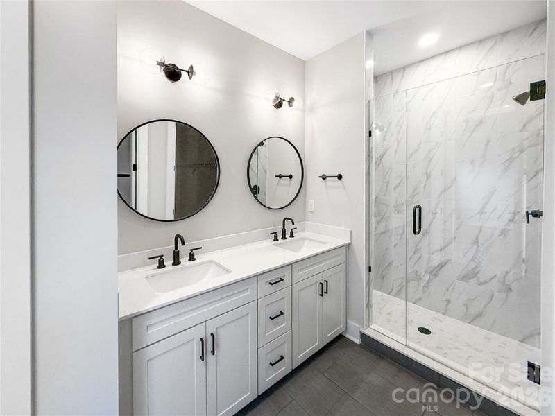 Furnished interior view inside a new home in , Weaverville (Image 16).