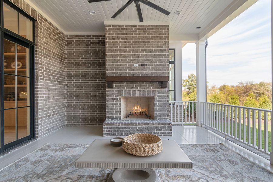 Exterior details and patio area of a home in Rosebrooke, Brentwood (Image 25).