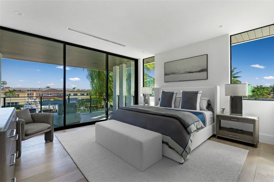 Furnished interior view inside a new home in , Fort Lauderdale (Image 29). Furnished interior view inside a new home in , Fort Lauderdale (Image 29).