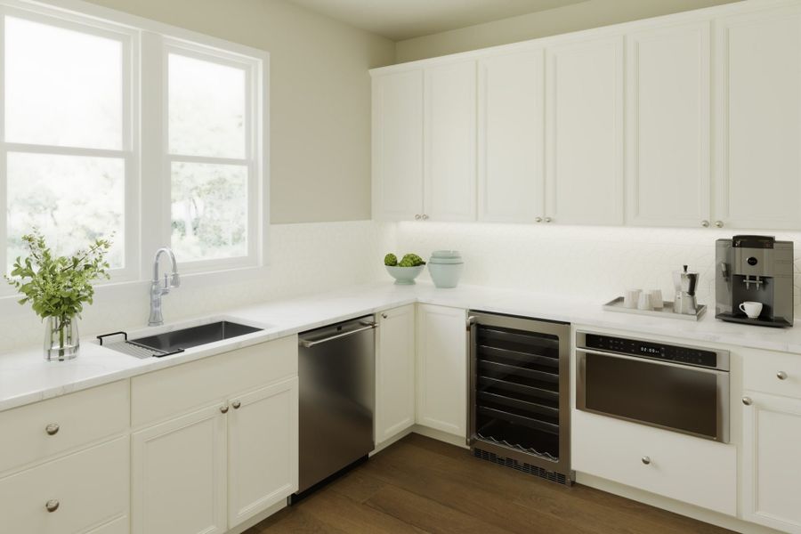 Representative furnished interior of a home built from the Carrington by Fischer Homes in Stonehaven, Hoschton (Image 5).