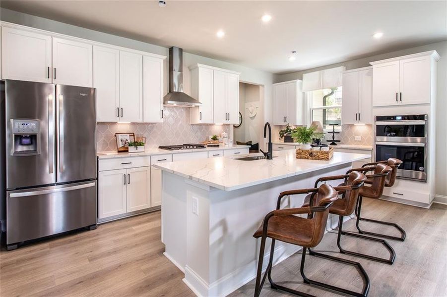 Furnished interior view inside a new home in Hopewell Reserve, Cumming (Image 5). Furnished interior view inside a new home in Hopewell Reserve, Cumming (Image 5).