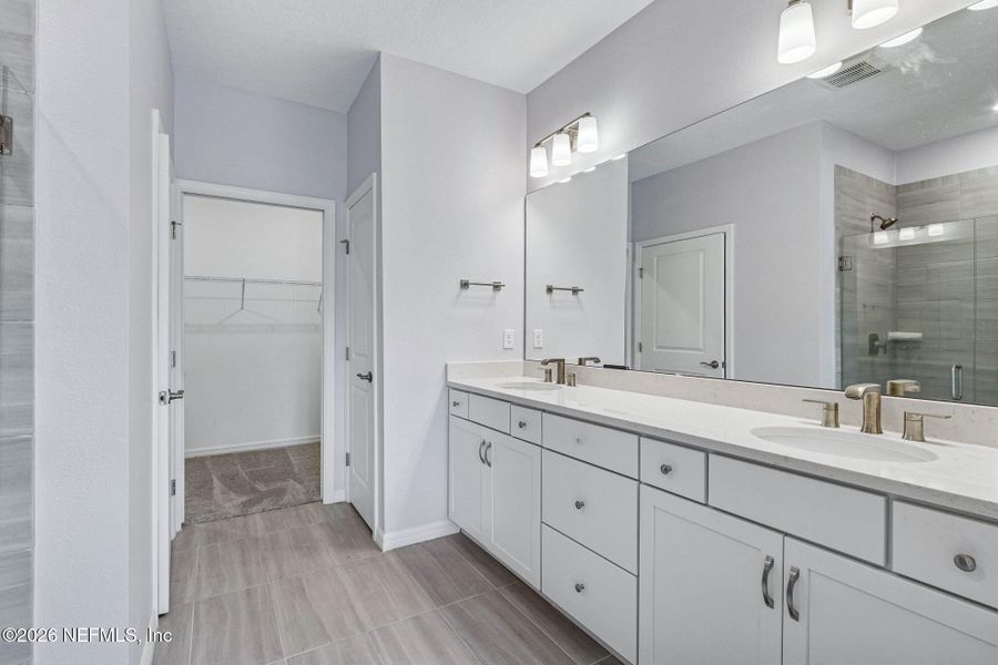 Furnished interior view inside a new home in Del Webb Wildlight, Wildlight (Image 11).