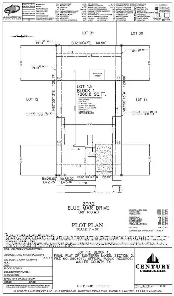 2D floor plan layout of this home in Sunterra Lakes, Brookshire, TX (Image 3).