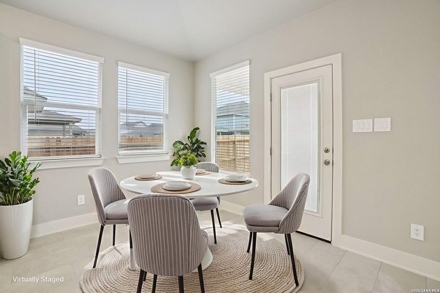 Furnished interior view inside a new home in Estancia Ranch - Classic Series, San Antonio (Image 12).